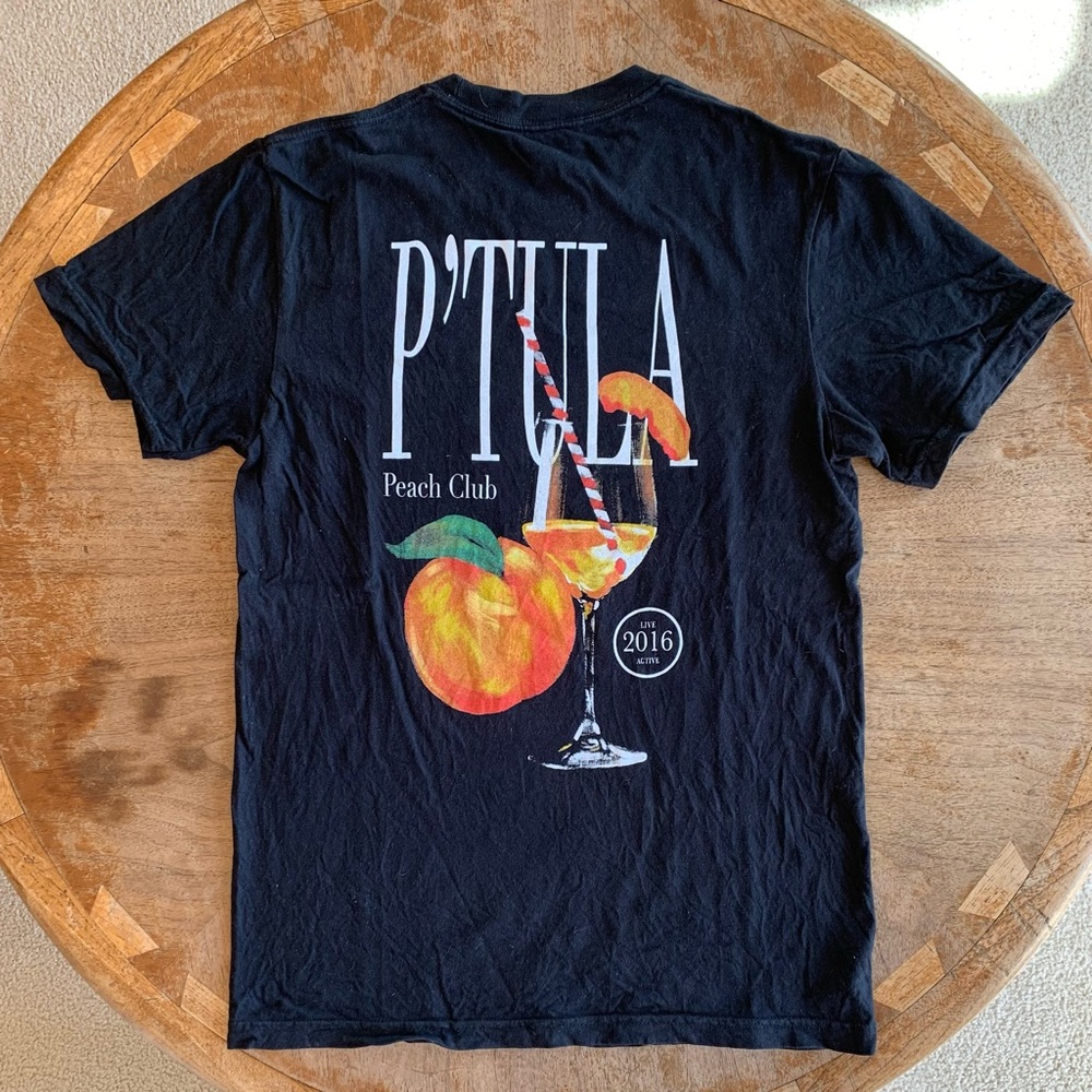 P’tula Peach Club Tee - Picture 3 of 3